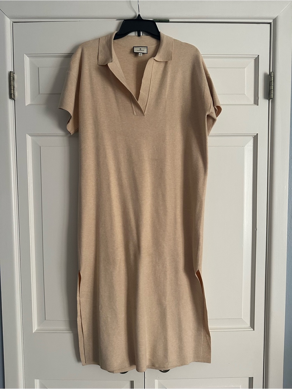 Tuckernuck Beige Polo Tunic Dress